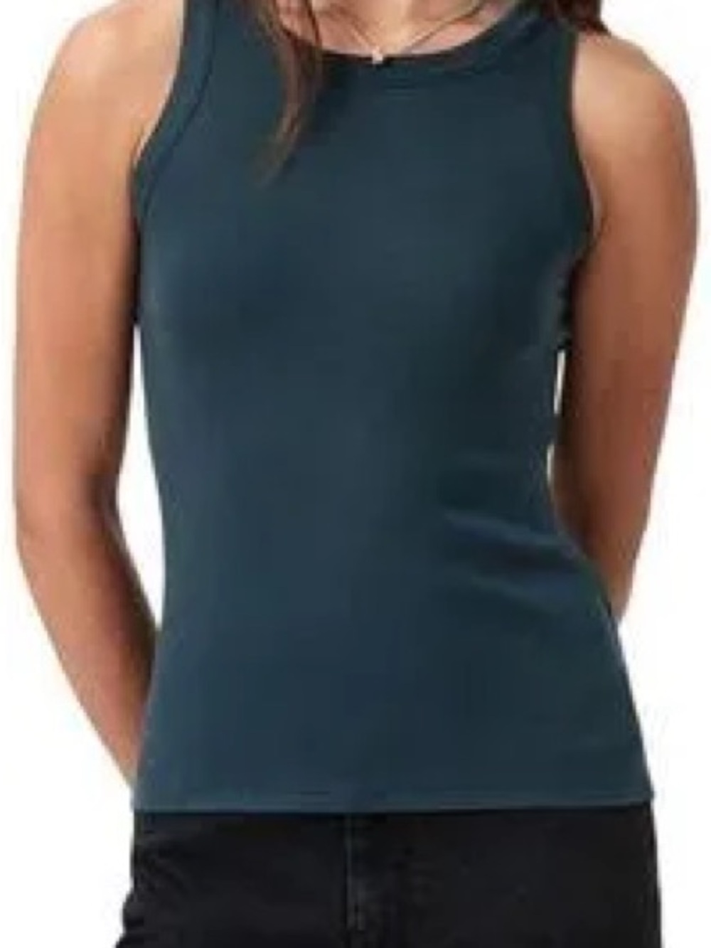 S Rina All Saints Sleeveless Tank in Deep Teal